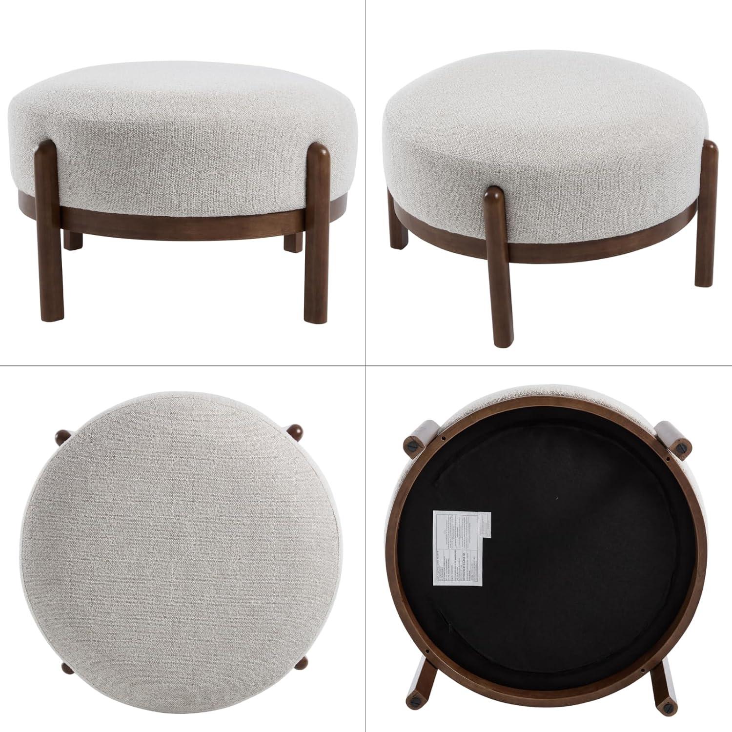 Pufa z tkaniny Sherpa z drewni – Outdoor Furniture Wood recenzja i cena