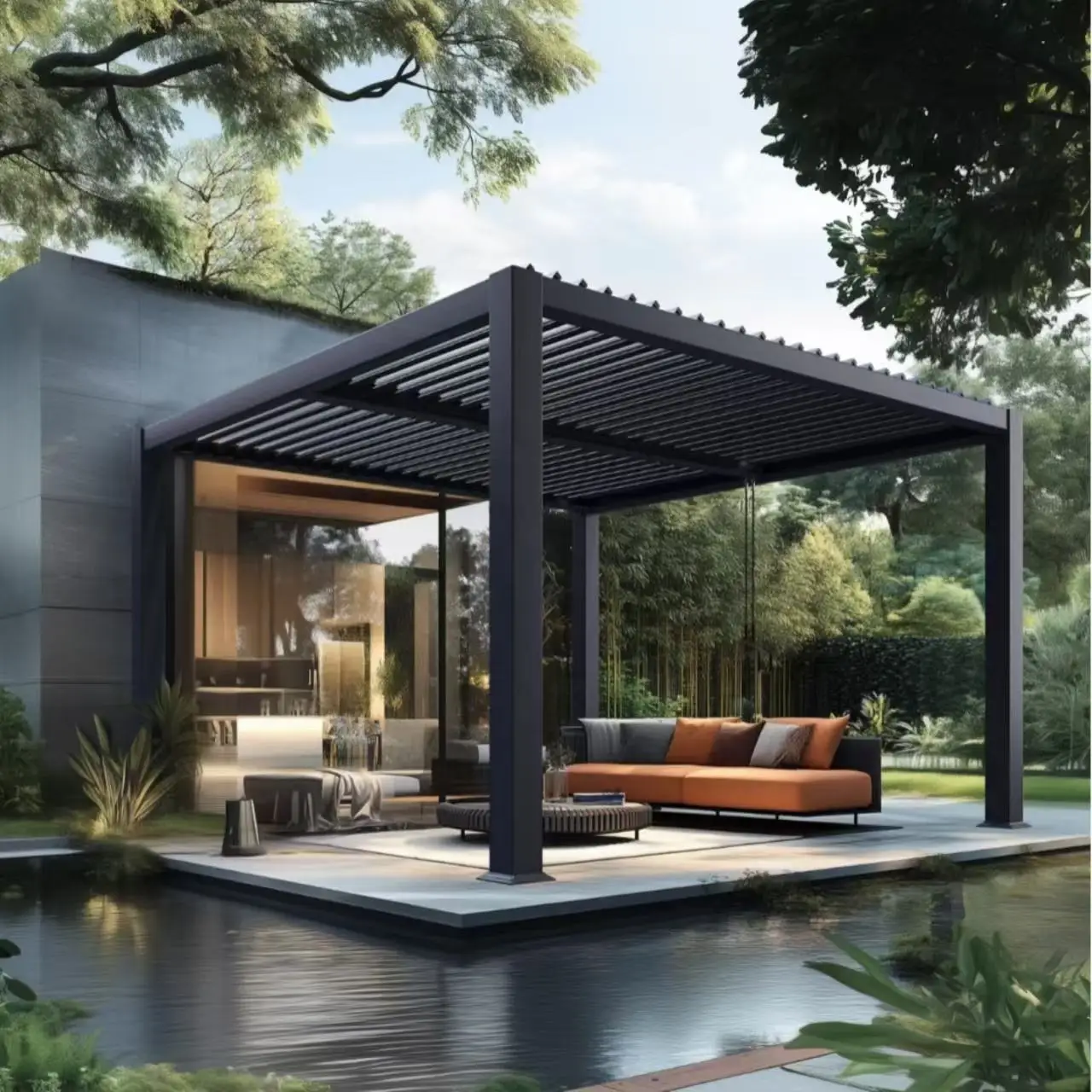Nowoczesna pergola z możliwośc – Outdoor Furniture Metal recenzja i cena